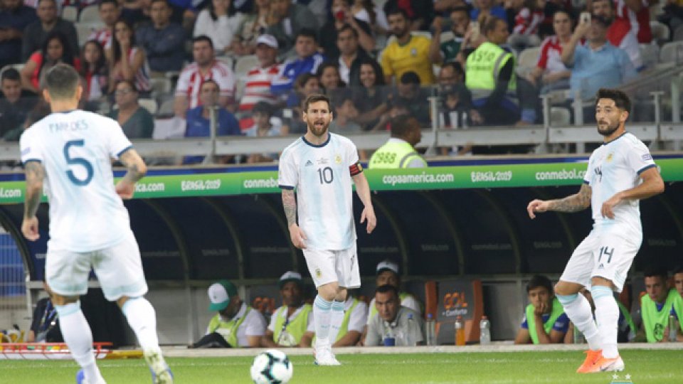 Argentina empató con Paraguay en Belo Horizonte.