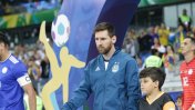 Video: en la previa del partido, Messi tuvo un sorpresivo gesto con sus compañeros