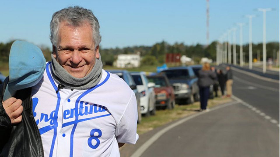 Los campeones del mundo en Paraná. (Fotos: www.www.elonce.com)