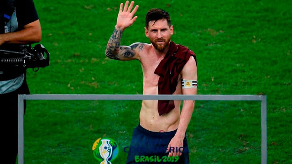 Messi reconoció que no es su mejor Copa América.