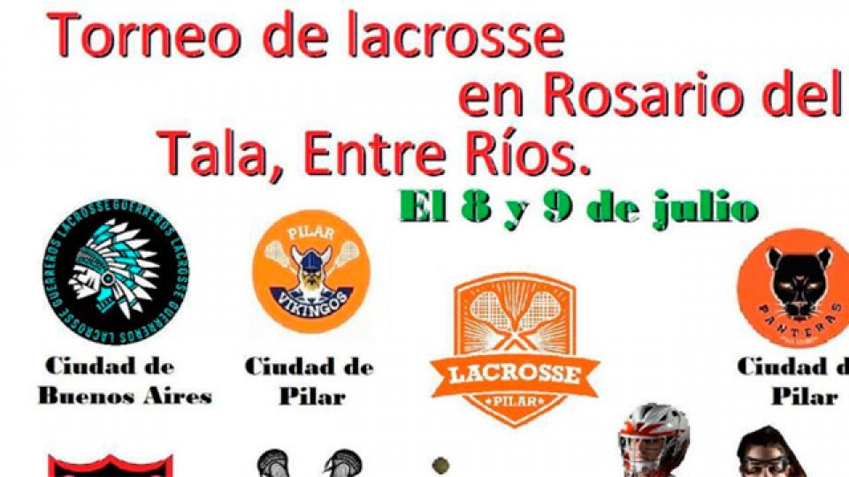 Rosario del Tala recibe el circuito argentino de Lacrosse.