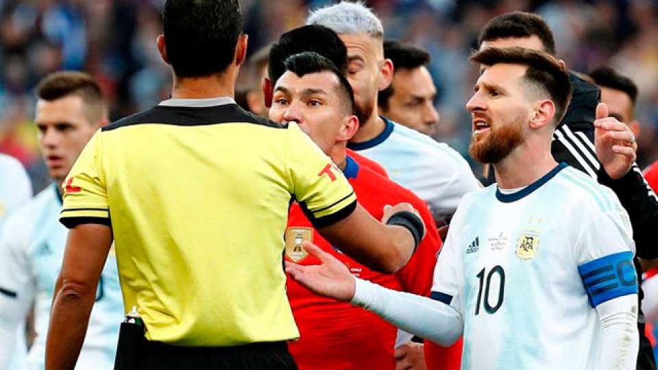 AFA envió a la Conmebol un pedido de disculpas de Messi.