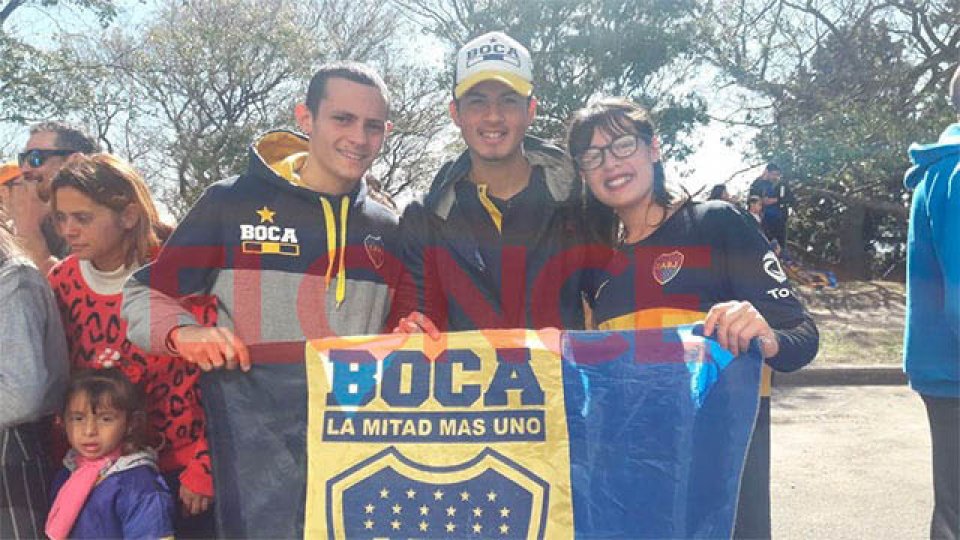 Los fanáticos ya esperan por la llegada de Boca.