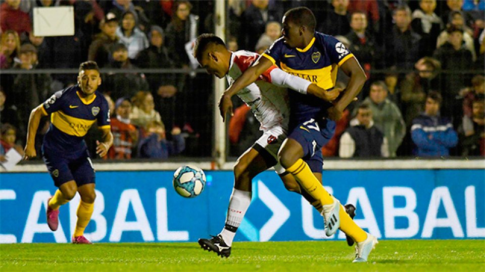 El Xeneize fue claro dominador y festejó ante el Rojinegro.