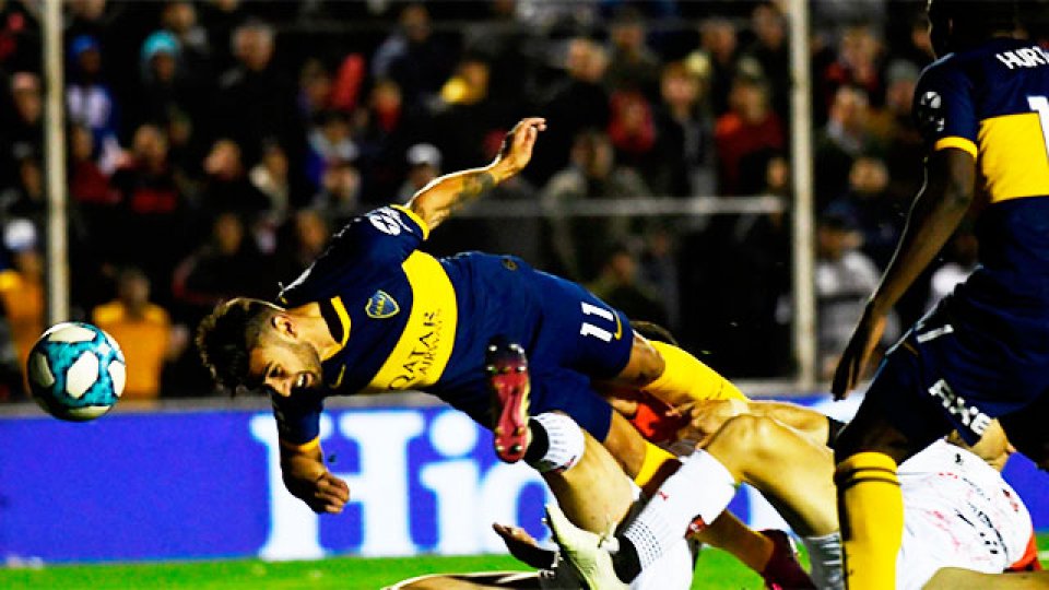 El Xeneize fue claro dominador y festejó ante el Rojinegro.