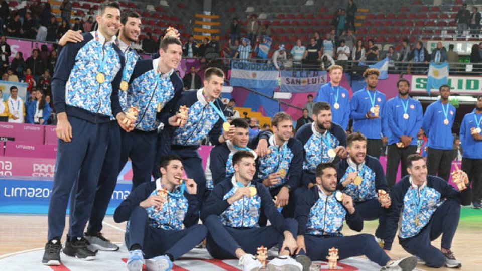 La Selección de Básquet logró el oro en los Panamericanos.