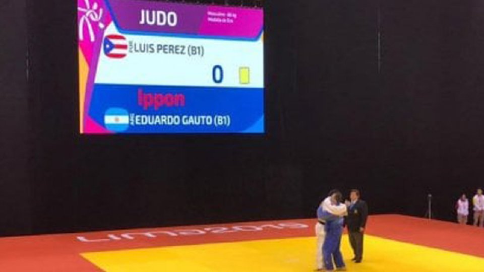 El judoca Eduardo Gauto superó al puertorriqueño Pérez y se llevó el oro.