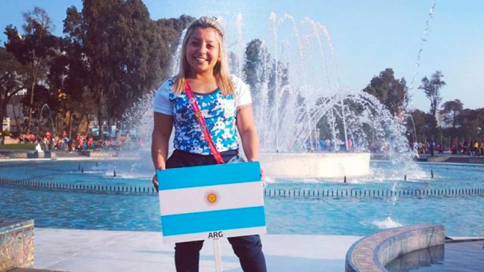 Antonella Ru&iacute;z D&iacute;az, la atleta de Gualeguaych&uacute;. (Foto: Diario El D&iacute;a)