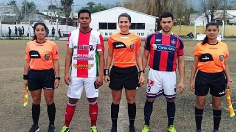 Almirón, Dorsch y Cumba, la terna femenina.