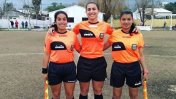 En Entre Ríos, una terna femenina dirigió un partido de Primera por primera vez