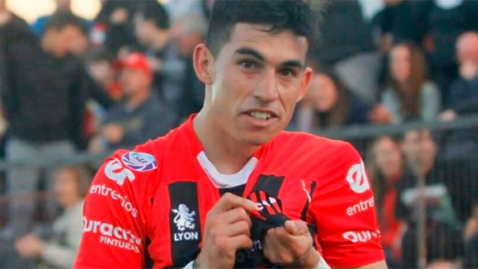 Lautaro Comas, el gol del Rojinegro.