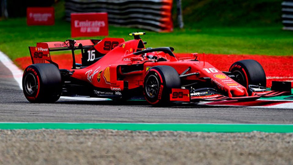 Charles Leclerc se llev&oacute; la victoria en el Gran Premio de Italia.