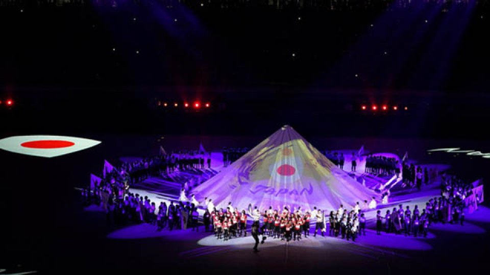 Gran ceremonia inaugural en el Mundial de Japón.