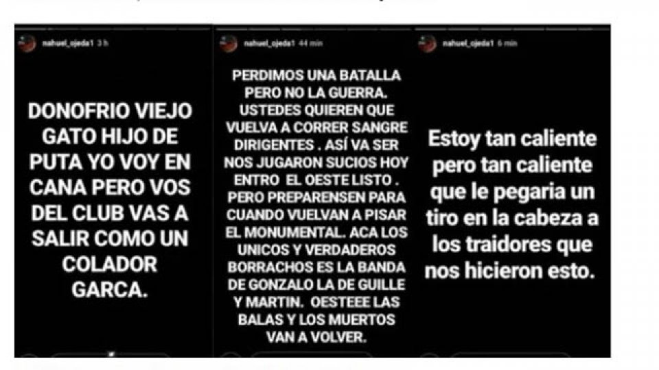 El dirigente de River fue amenazado.