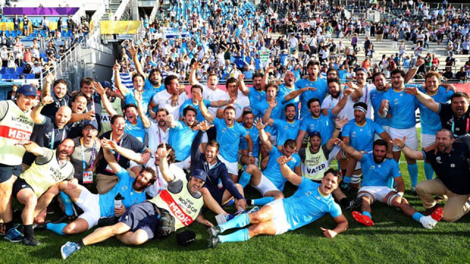 Histórico triunfo de Uruguay ante Fiji en el Mundial.