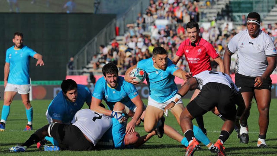 Histórico triunfo de Uruguay ante Fiji en el Mundial.