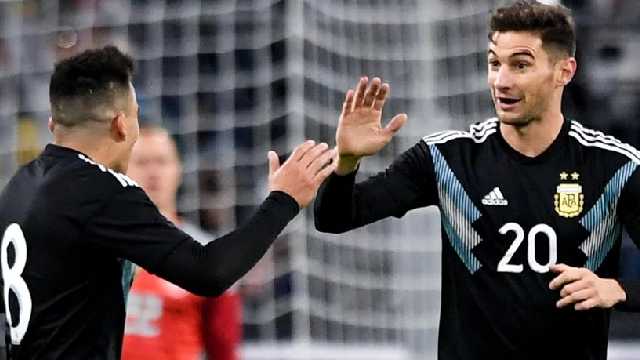 Argentina rescató un empate por 2 a 2 ante Alemania en Dortmund