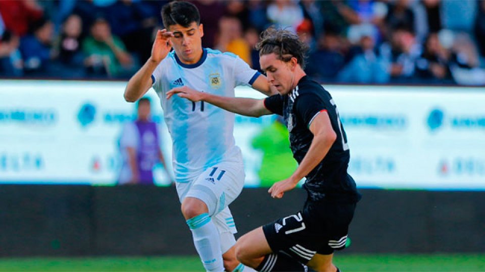 El seleccionado argentino Sub 23 empató en la revancha con México.