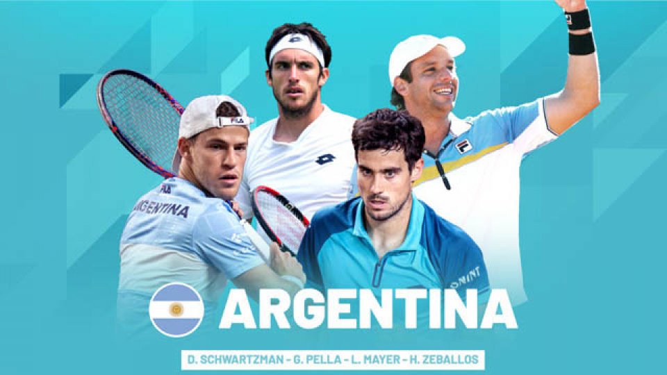 El equipo de Argentina para la Copa Davis.