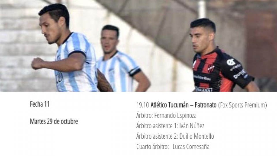 El Patrón visitará al Decano en Tucumán con arbitraje de Fernando Espinoza.