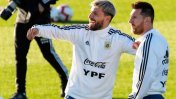 Sergio Agüero se sumó a la Selección Argentina y podría estar ante Colombia