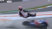Impactante accidente en el MotoGP en España