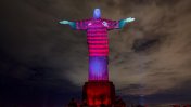 Libertadores: El Cristo Redentor de Río de Janeiro se iluminó con los colores del Flamengo