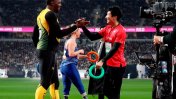 Video: Usain Bolt volvió a correr en la inauguración del Estadio Olímpico de Tokio