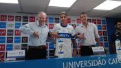 El entrerriano Fernando Zampedri fue presentado como nuevo jugador de Universidad Católica