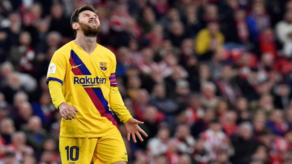 La bronca de Lionel Messi tras la eliminación del Barsa a manos de los Leones.