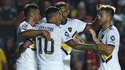 Boca goleó a Colón por 4 a 0 en Santa Fe y sigue dando pelea en la Superliga