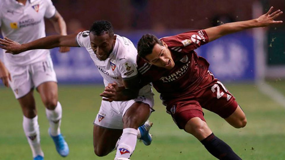 River la pasó mal en la altura de Quito.