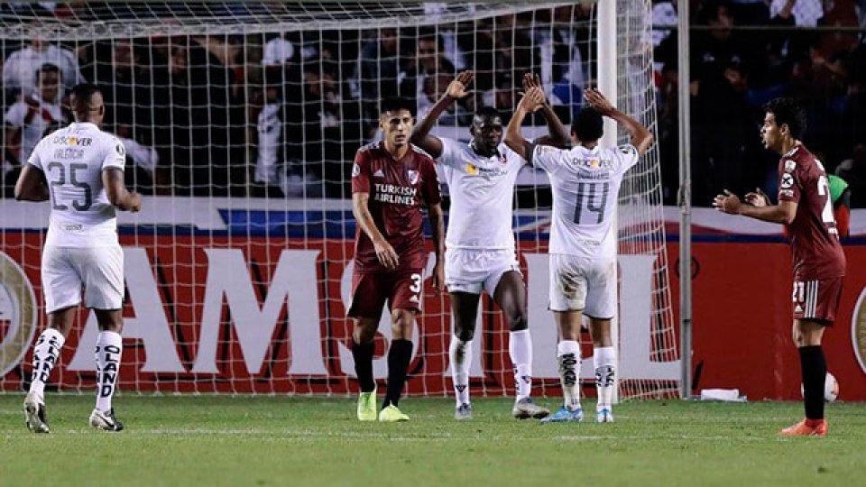 River la pasó mal en la altura de Quito.