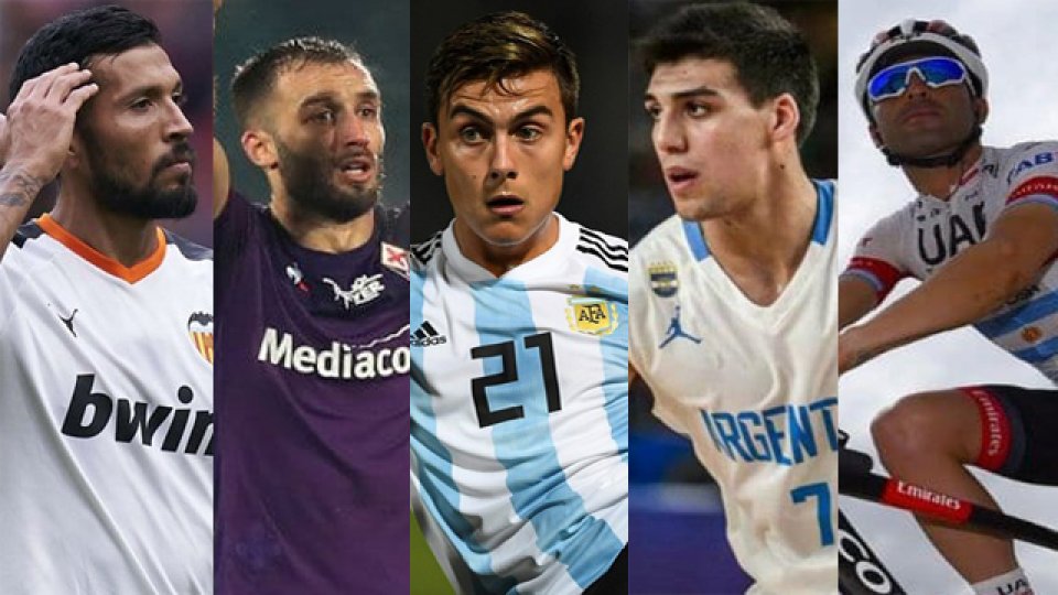 Los cinco deportistas argentinos a los que les detectaros el COVID-19.