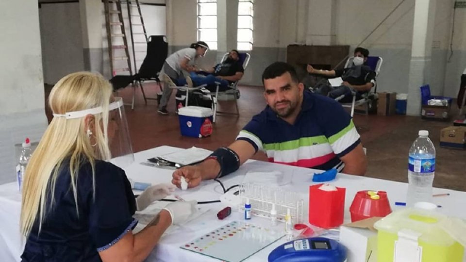 Hubo donación de sangre en el Club Atlético Paraná.