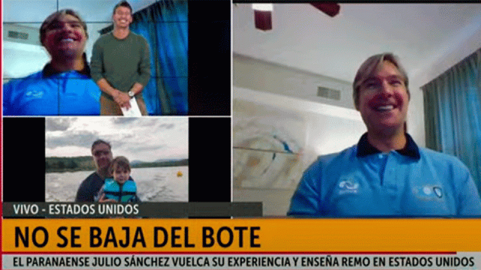 El paranaense Julio Sánchez vuelca su experiencia y enseña remo en Ohio. El paranaense Julio Sánchez vuelca su experiencia y enseña remo en Ohio.