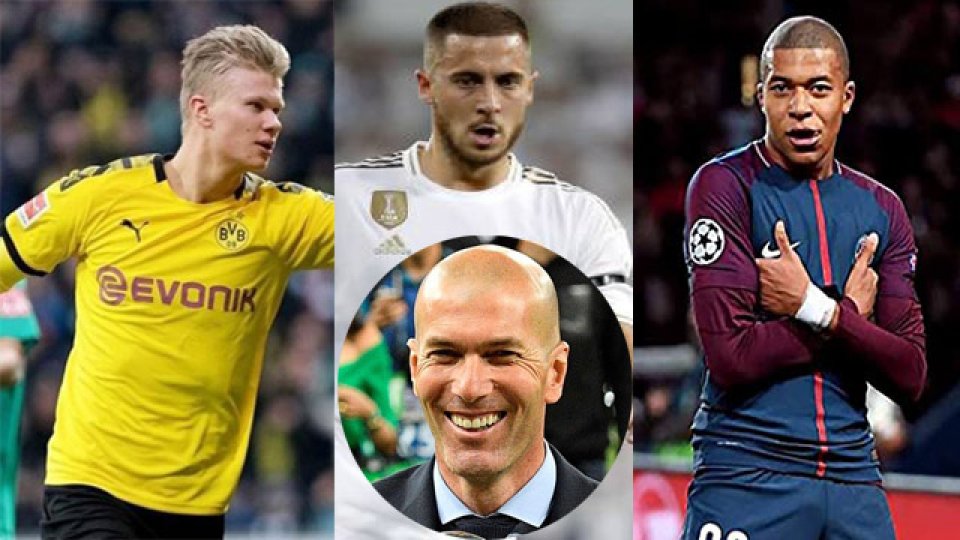 Hazard, Mbappé y Haaland podrían ser los nuevos Galácticos del Real Madrid.