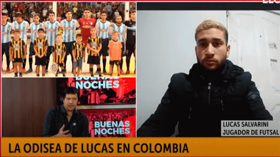 La odisea del jugador paranaense Lucas Salvarini en Colombia.