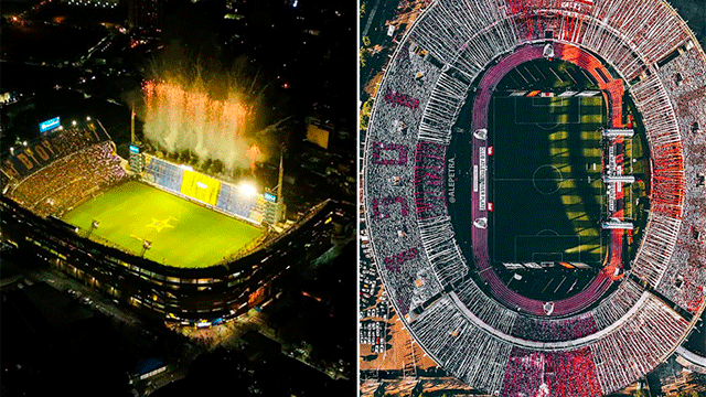 Los diez estadios, según Conmebol, con más partidos de la Copa Libertadores.