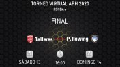 Talleres y Rowing son finalistas y definirán el Torneo Virtual APH 2020