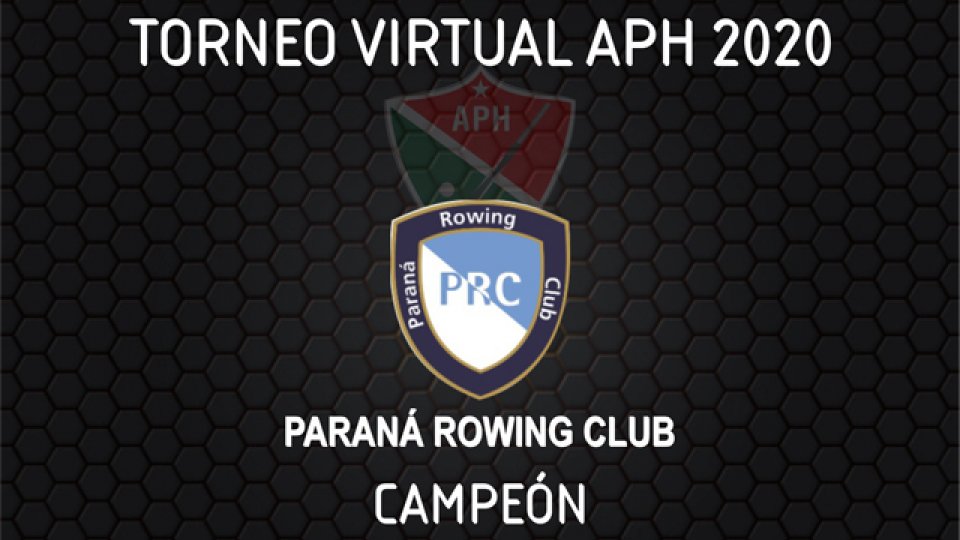 El PRC se consagró campeón del torneo virtual de la APH.