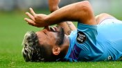Sergio Agüero se lesionó en la goleada de Manchester City y hay preocupación