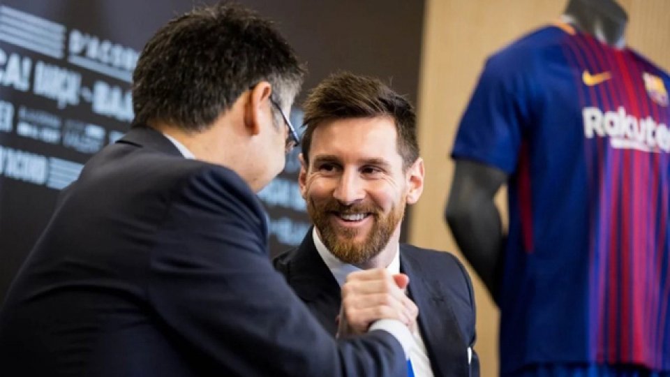 Bartomeu comentó que no le "preocupaba nada" el futuro de Messi.