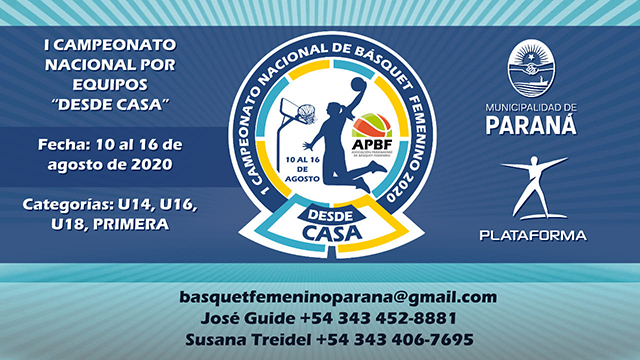 1° Campeonato Nacional de Básquet Femenino 2020.