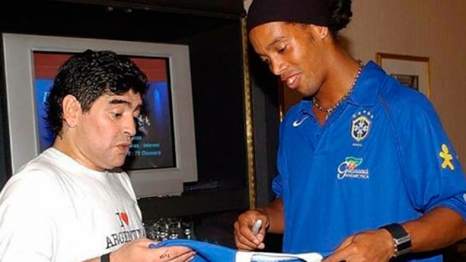 Maradona y Ronaldinho.