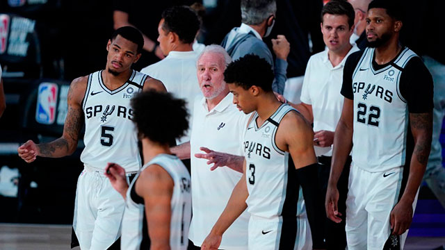 Los Spurs fueron eliminados en los playoffs de la NBA.