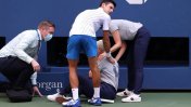 Novak Djokovic fue descalificado del US Open por pegarle un pelotazo a una jueza