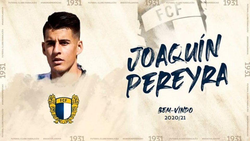 Joaquín Pereyra fue presentado como nuevo jugador de Famalicão de Portugal.
