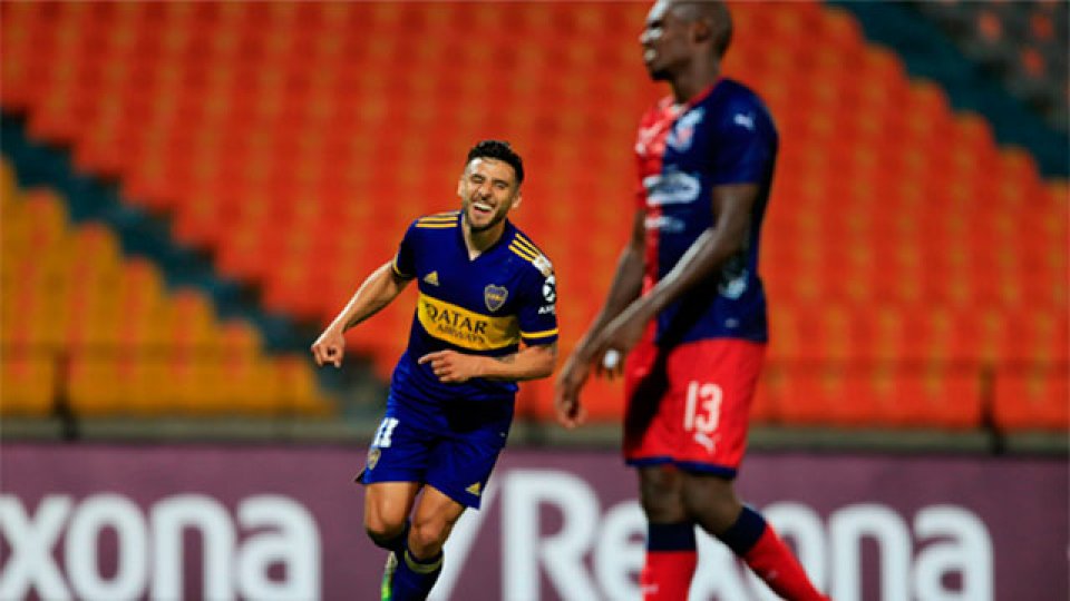 Con un gol de Salvio, Boca se impuso ante el DIM.