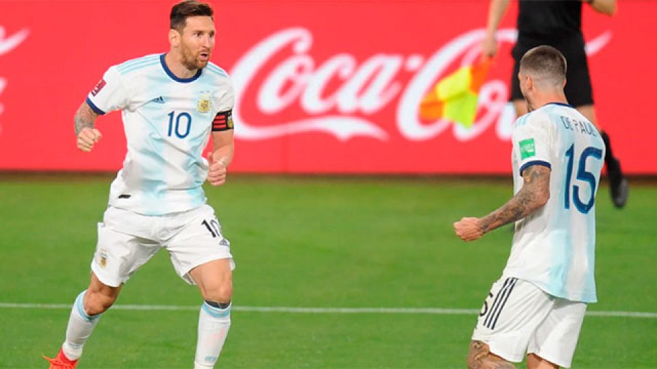 Argentina le ganó a Ecuador en el arranque de las Eliminatorias. Foto: Olé.